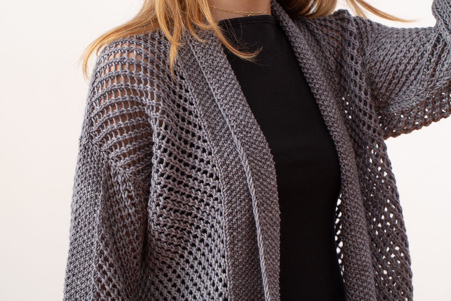 Eyelet Harvest Cardigan – Urth Yarns