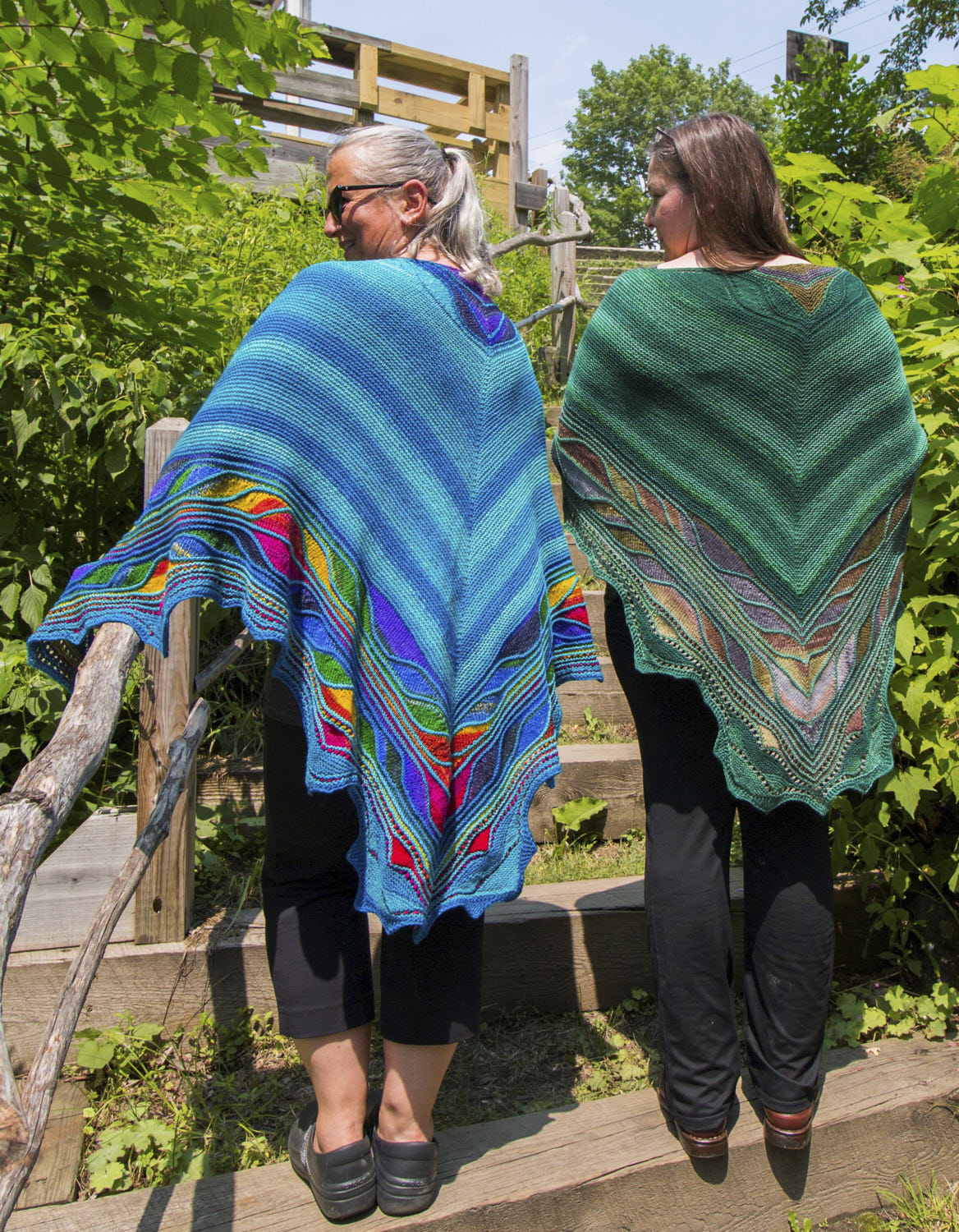 butterfly papillon shawl